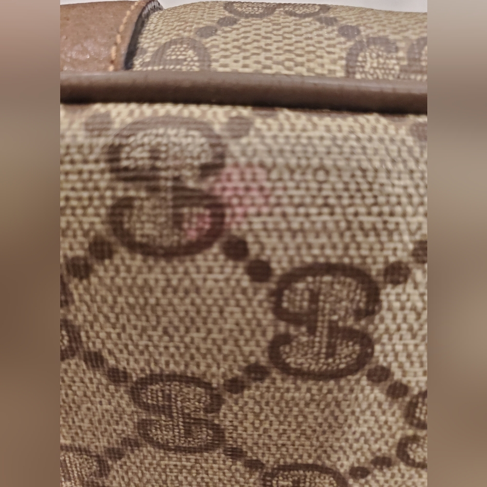 Gucci 39.02.040 Sherry Line Gg Supreme Canvas Women's Mini Boston Bag - Picture 7 of 16